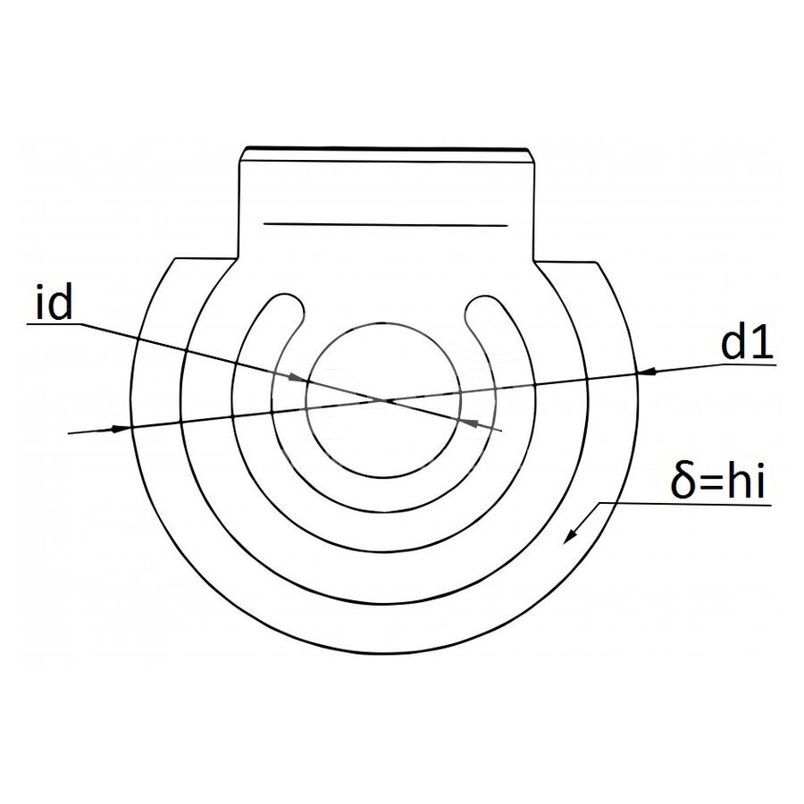 Дефлектор турбокомпрессора MUZ7001