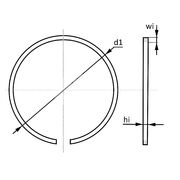 Поршневое кольцо турбокомпрессора MUZ9109