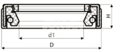 Сальник рулевой рейки HAZ1292