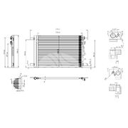 Радиатор кондиционера KRC1177