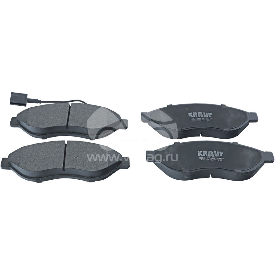 Колодки тормозные дисковые KRAUF BPZ1040BD (BPZ1040BD)