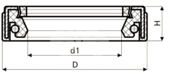 Сальник рулевой рейки HAZ1601