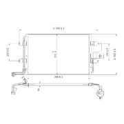 Радиатор кондиционера KRC1253