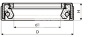 Сальник рулевой рейки HAZ1680