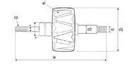 Ротор генератора AVB1749