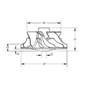 Крыльчатка турбокомпрессора MIT0791