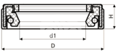 Сальник рулевой рейки HAZ0668R