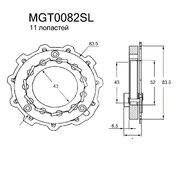 Геометрия турбокомпрессора MGT0082